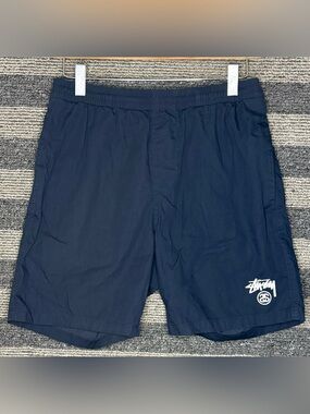 Stussy Black Cotton Athletic Shorts Size 30 EUC